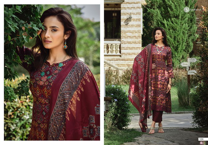 Sadhana Elan Ethnic Wear Wholesale Printed Salwar Suits Catalog